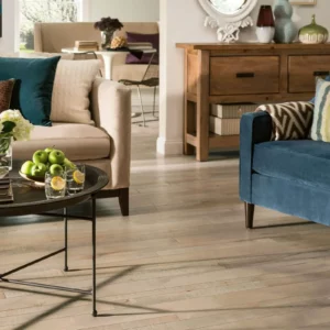 Living Room Hardwood Flooring | D&D Carpets Inc